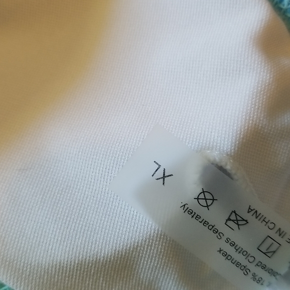 Ombre one shoulder bikini set with skirt xl - Picture 3 of 5